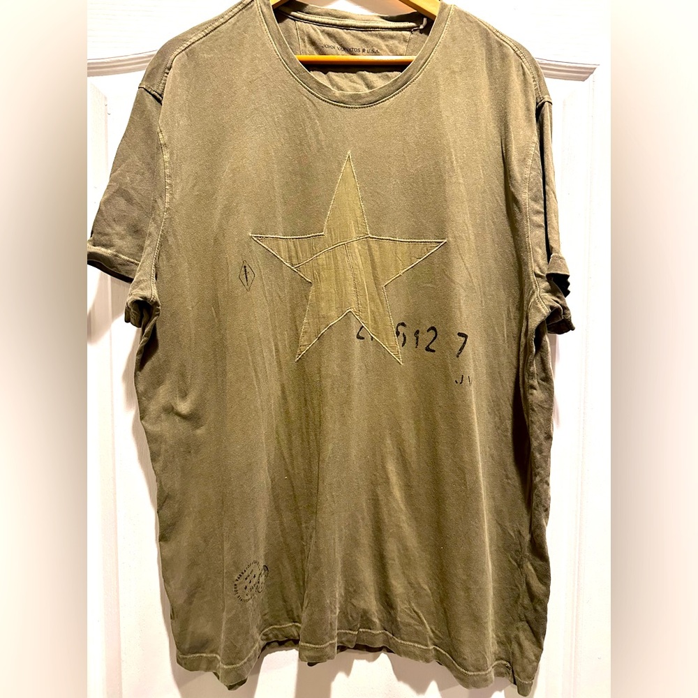 XXL olive green John Varvatos T-shirt
